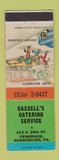 Matchbook Cover - Cassell's Catering Harrisburg PA