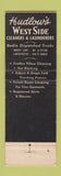 Matchbook Cover - Hudlow's West Side Cleaners Lafayette IN
