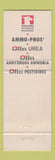 Matchbook Cover - Eldred Farmers Elevator Olin Fertilizers