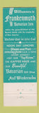 Matchbook Cover - Frankenmuth Bavarian Inn MI