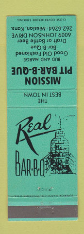 Matchbook Cover - Mission Pit BBQ Mission KS