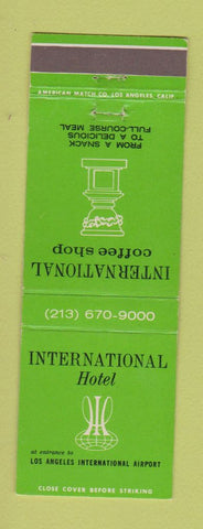 Matchbook Cover - International Hotel Los Angeles CA airport