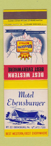 Matchbook Cover - Motel Ebensburger PA