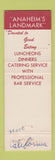 Matchbook Cover - Kettle Restaurant Anaheim CA