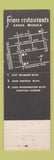 Matchbook Cover - Friars Restaurant Santa Monica CA