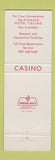 Matchbook Cover - Pioneer Hotel Casino Reno NV