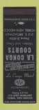 Matchbook Cover - La Conga Courts Hobbs NM