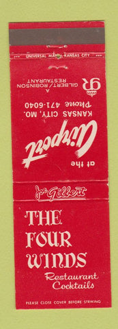Matchbook Cover - Four Winds Restaurant Kansas City MO