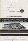 Matchbook Cover - Conley Co Metal Refiners Cranston RI 40 Strike
