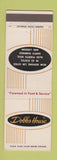 Matchbook Cover - Dobbs House CHAIN