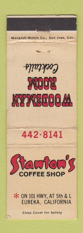 Matchbook Cover - Stanton's Coffee Shop Eureka CA WEAR