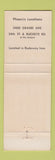 Matchbook Cover - Rodehouse Restaurant Phoenix AZ WEAR