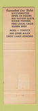 Matchbook Cover - Downtowner Motel Las Vegas NV