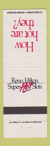 Matchbook Cover - Reno Hilton NV