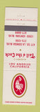 Matchbook Cover - Tail o the Cock Los Angeles CA