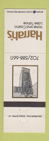 Matchbook Cover - Harrah's Casino Lake Tahoe NV