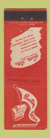 Matchbook Cover - Boston Store Milwaukee WI WRITING