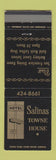 Matchbook Cover - Salinas Towne House CA