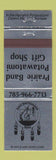 Matchbook Cover - Prairie Band Potawatomi Gift Shop Mayetta KS