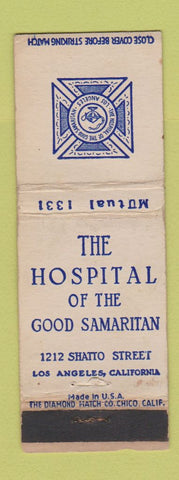 Matchbook Cover - Hospital of the Good Samaritan Los Angeles CA WORN