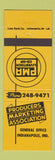 Matchbook Cover - Producers Marketing Inidanapolis IN livestock