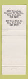 Matchbook Cover - Carmine's Italian REStaurant New York City