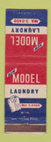 Matchbook Cover - Model Laundry Seattle WA
