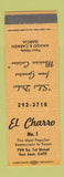 Matchbook Cover - El Charro Mexican Food San Jose CA