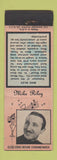 Matchbook Cover - Mike Riley Radio Music Diamond 1930s