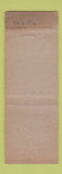 Matchbook Cover - Mike Riley Radio Music Diamond 1930s