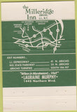 Matchbook Cover - Milleridge Inn Jericho LI NY 40 Strike
