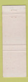 Matchbook Cover - Bull n Bush Los Angeles CA restaurant