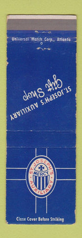 Matchbook Cover - St Joseph's Auxiliary hospital