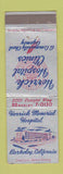 Matchbook Cover - Herrick Hospital Clinic Berkeley CA