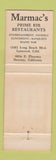 Matchbook Cover - Marmac's Restaurant Downey Lynwood CA