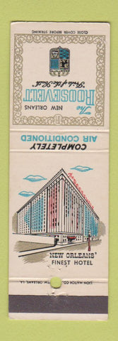 Matchbook Cover - Roosevelt Hotel New Orleans LA