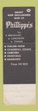 Matchbook Cover - Phillippe Restaurant Biddeford ME