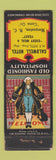 Matchbook Cover - Caldwell Hotel Morganton NC WEAR