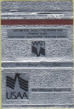 Matchbook Cover - USAA Officers' Insurance San Antonio TX 40 Strike