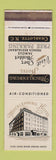Matchbook Cover - Mecklenburg Hotel Charlotte NC