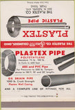 Matchbook Cover - Plastex Plastic Pipe Tyler TX 40 Strike