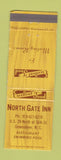 Matchbook Cover - North Gate Inn Greensboro NC WEAR