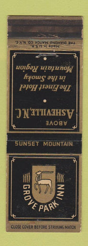 Matchbook Cover - Grove Park Inn Asheville NC WEAR