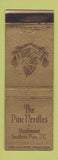 Matchbook Cover - The Pine Needles Knollwood Southern Pines NC WORN