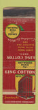 Matchbook Cover - King Cotton Hotel Greensboro NC WORN