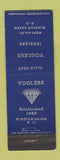 Matchbook Cover - Voglers Jewelry Winston Salem NC