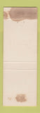 Matchbook Cover - Redwood Restaurant Asheville NC WORN