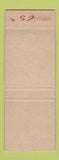 Matchbook Cover - Hotel Carolina Raleigh NC