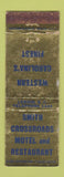 Matchbook Cover - Smith Crossroads Motel Lenoir NC WORN