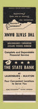 Matchbook Cover - State Bank Laurinburg Maxton SC